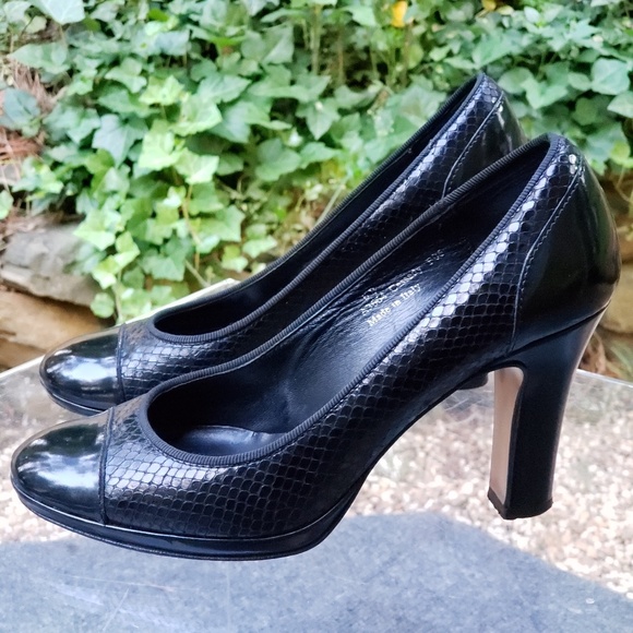 Coach Embossed Python Print Pump - Picture 3 of 7